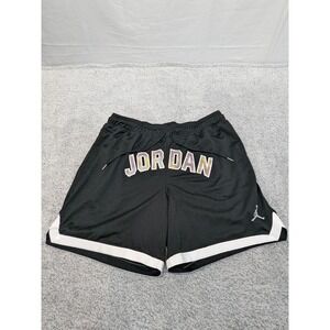 Nike Air Jordan Sport DNA Basketball Shorts Black Mesh Pockets Men's XL NWOT